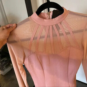 Light pink/ muave pink Bodycon dress